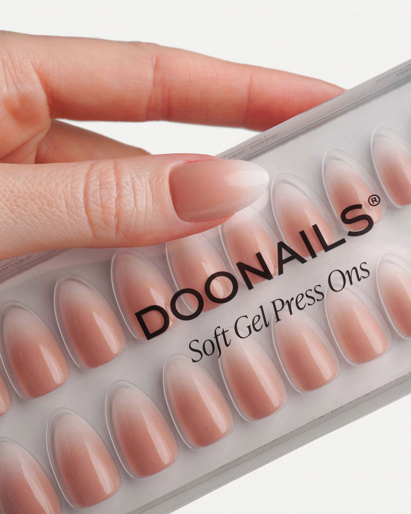 Babyboomer Short Almond Soft Gel Press Ons
