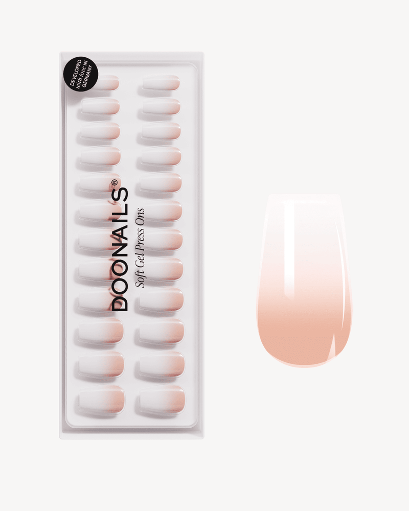 Babyboomer Short Coffin Soft Gel Press Ons