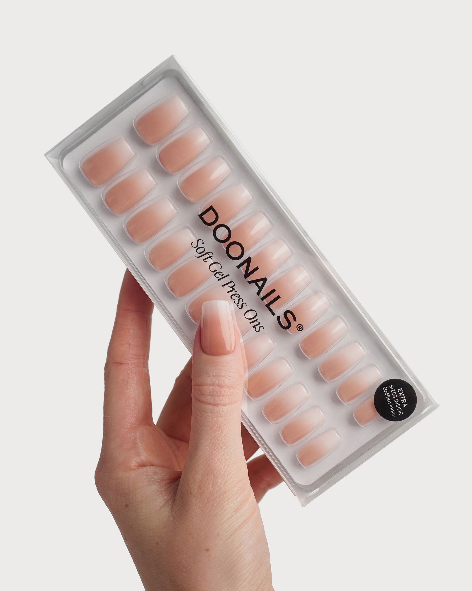 Babyboomer Short Coffin Soft Gel Press Ons