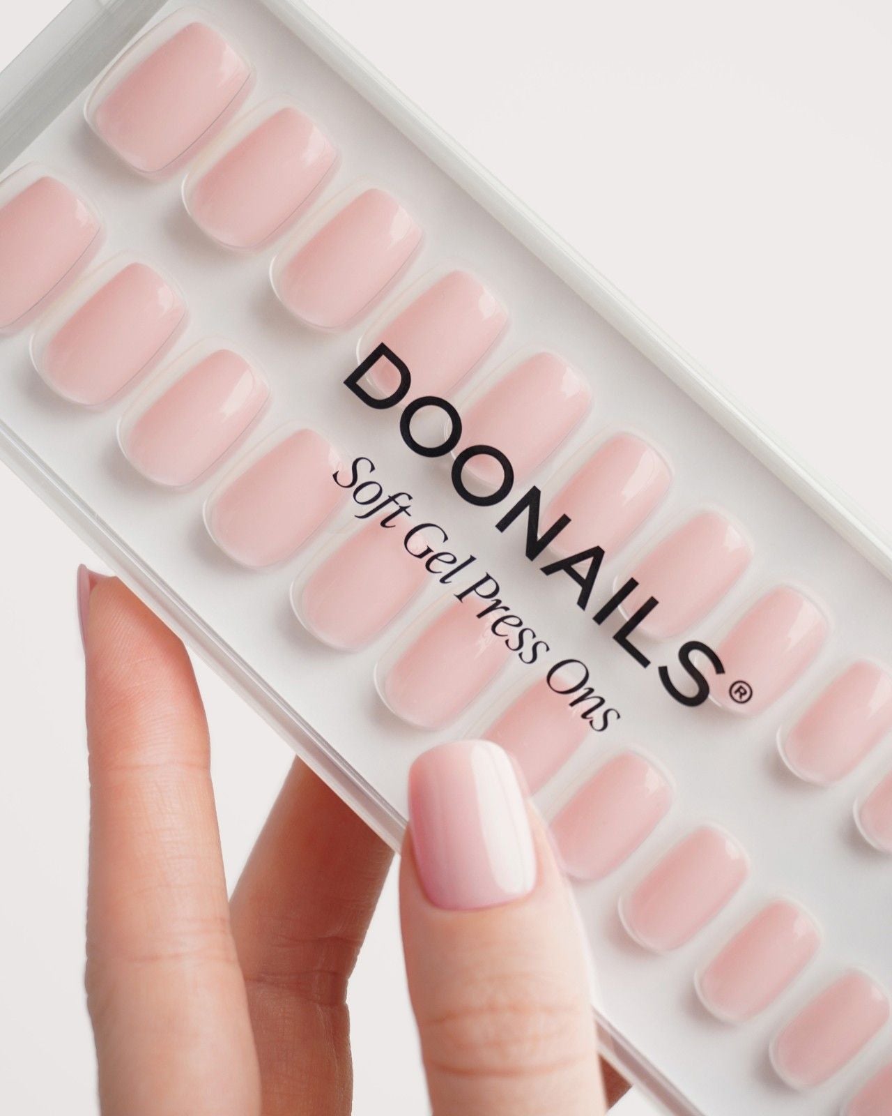 Ballerina Short Square Soft Gel Press Ons - Doonails Switzerland
