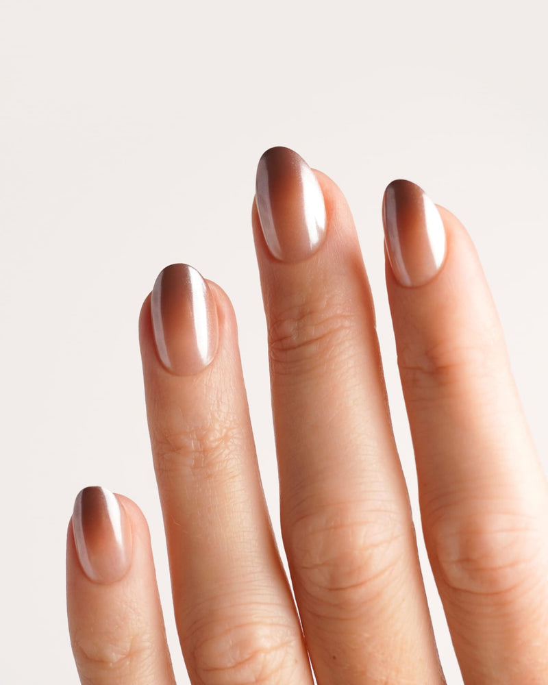 Brownie Short Round Soft Gel Press Ons - Doonails Switzerland
