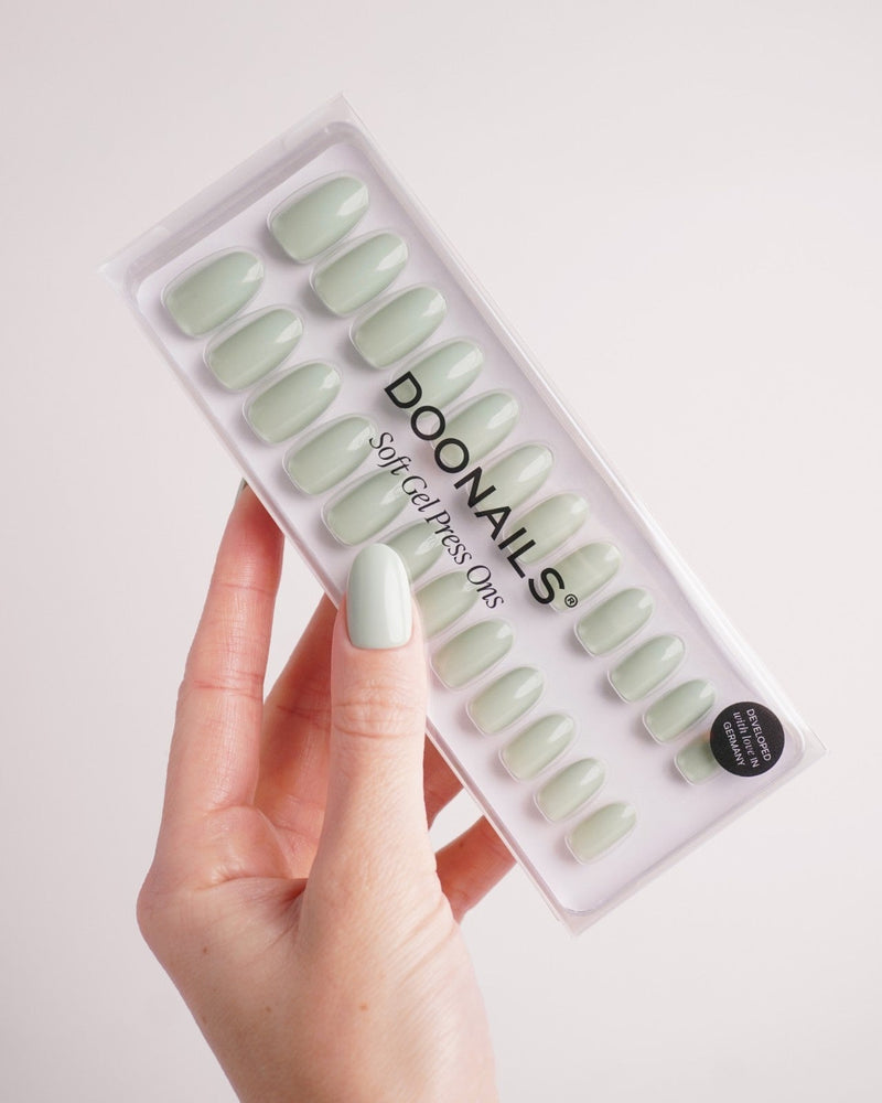 Cute Cucumber Medium Round Soft Gel Press Ons - Doonails Switzerland