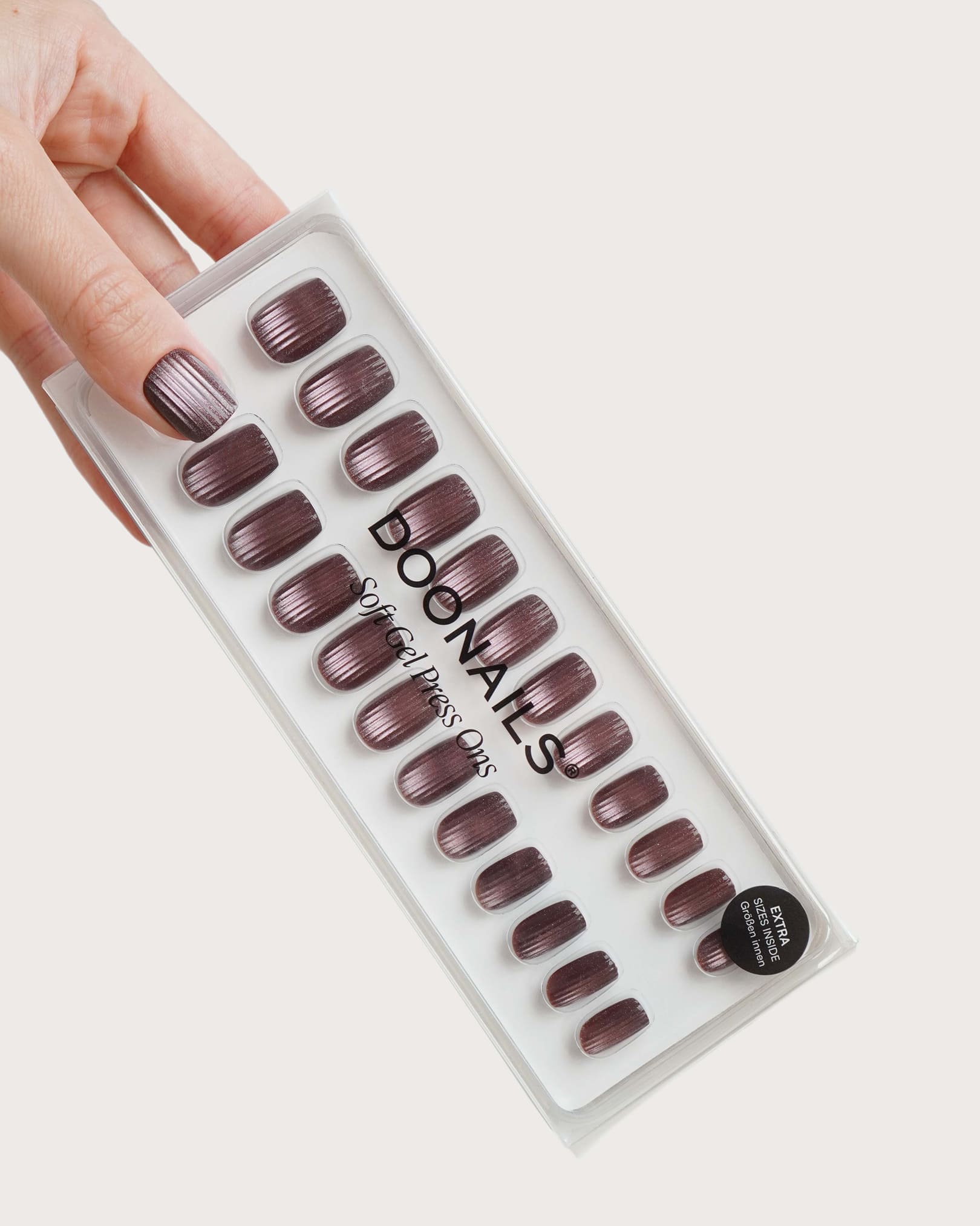 Espresso Martini Short Square Soft Gel Press Ons