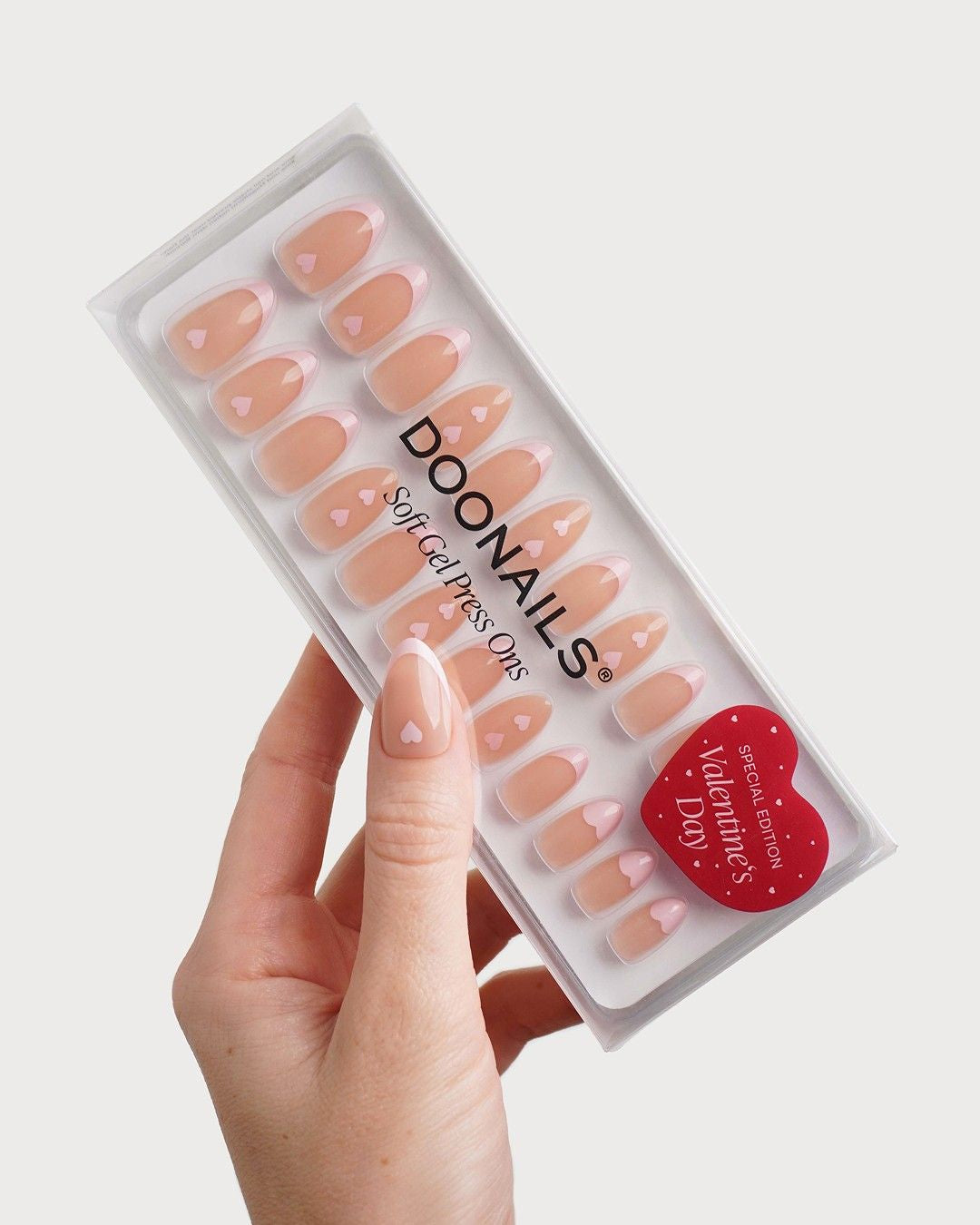 Flirty French Short Almond Soft Gel Press Ons