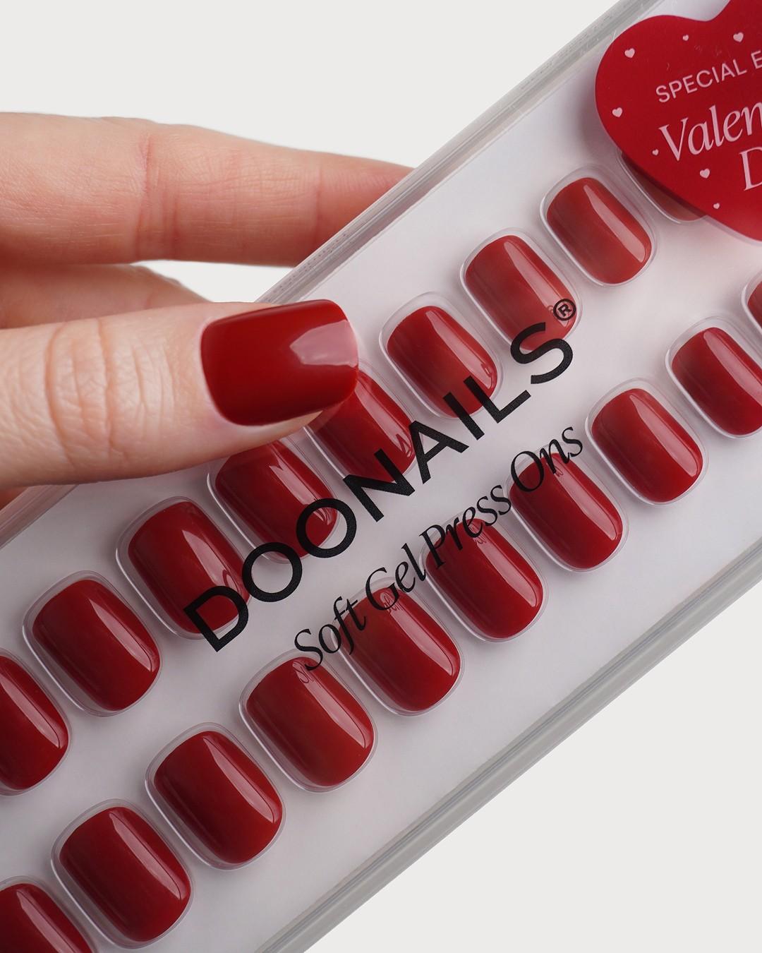 Heartbreaker Extra Short Square Soft Gel Press Ons