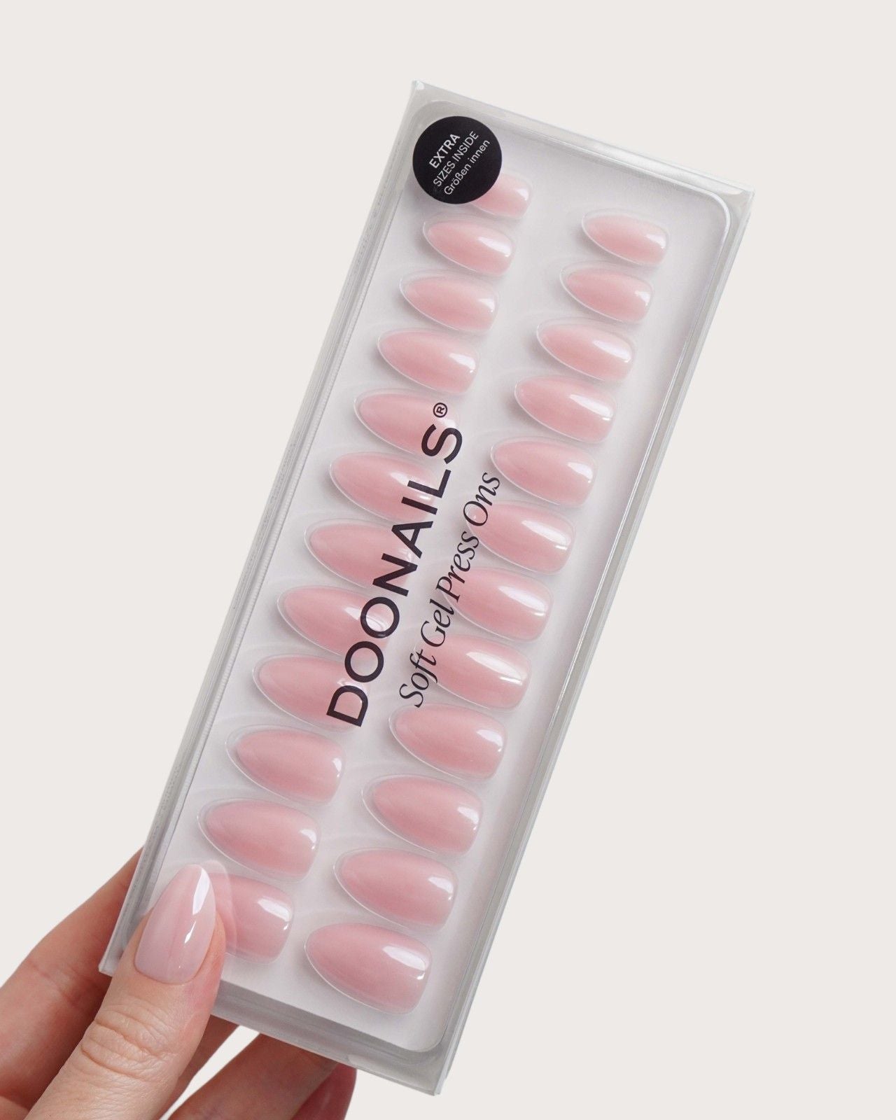 Jetset Short Almond Soft Gel Press Ons