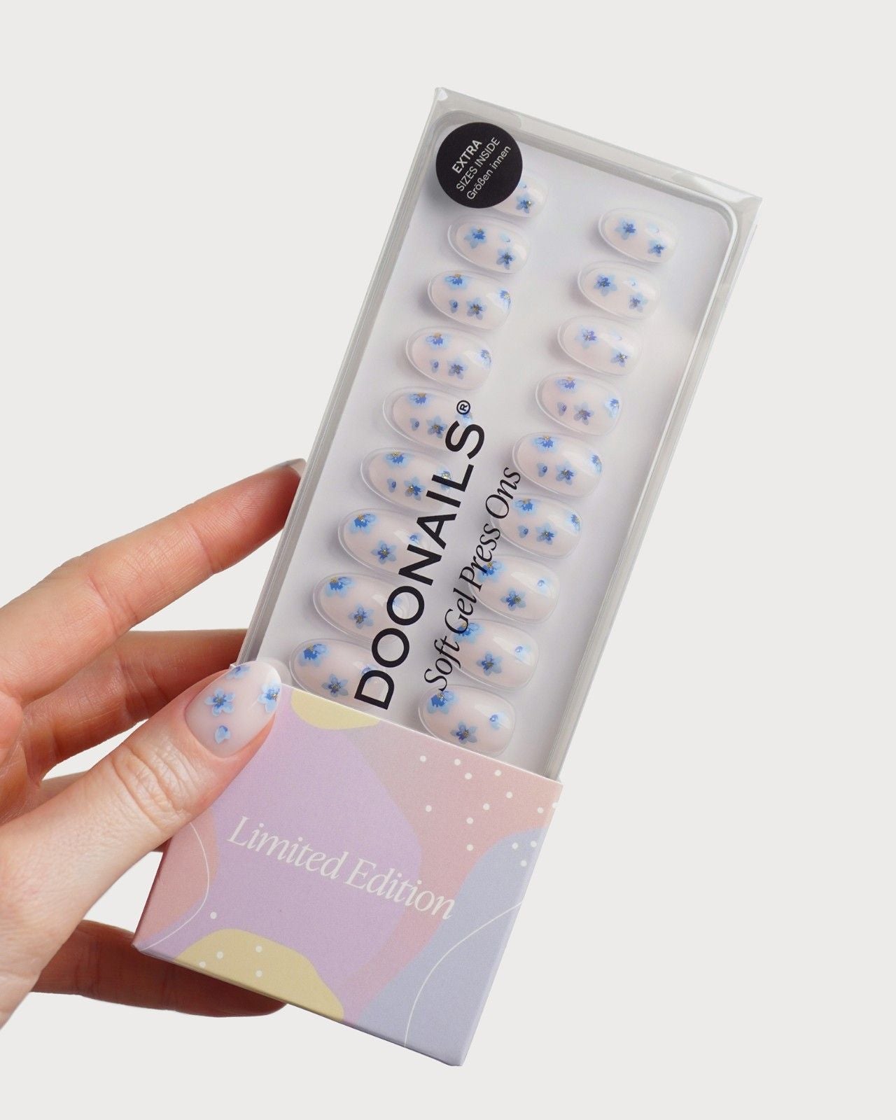 Limited Edition Blossom Babe Short Round Soft Gel Press Ons