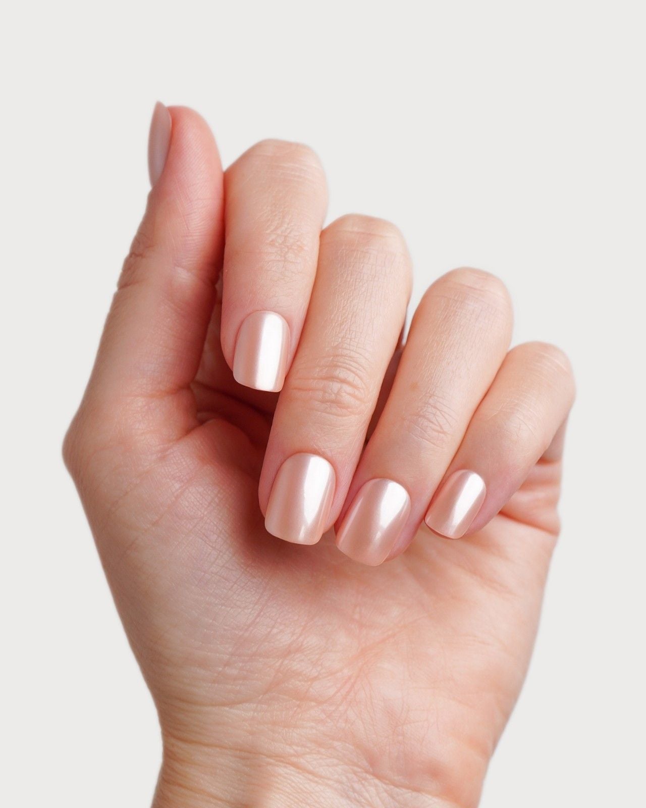 Limited Edition Glazed Coral Short Square Soft Gel Press Ons