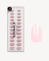 Limited Edition Glazed Rose Short Round Soft Gel Press Ons
