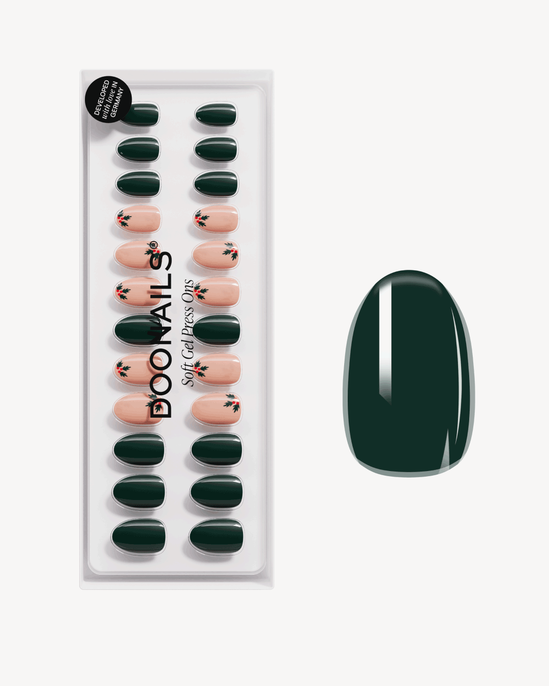 Mistletoe Kiss Limited Edition Soft Gel Press Ons Switzerland