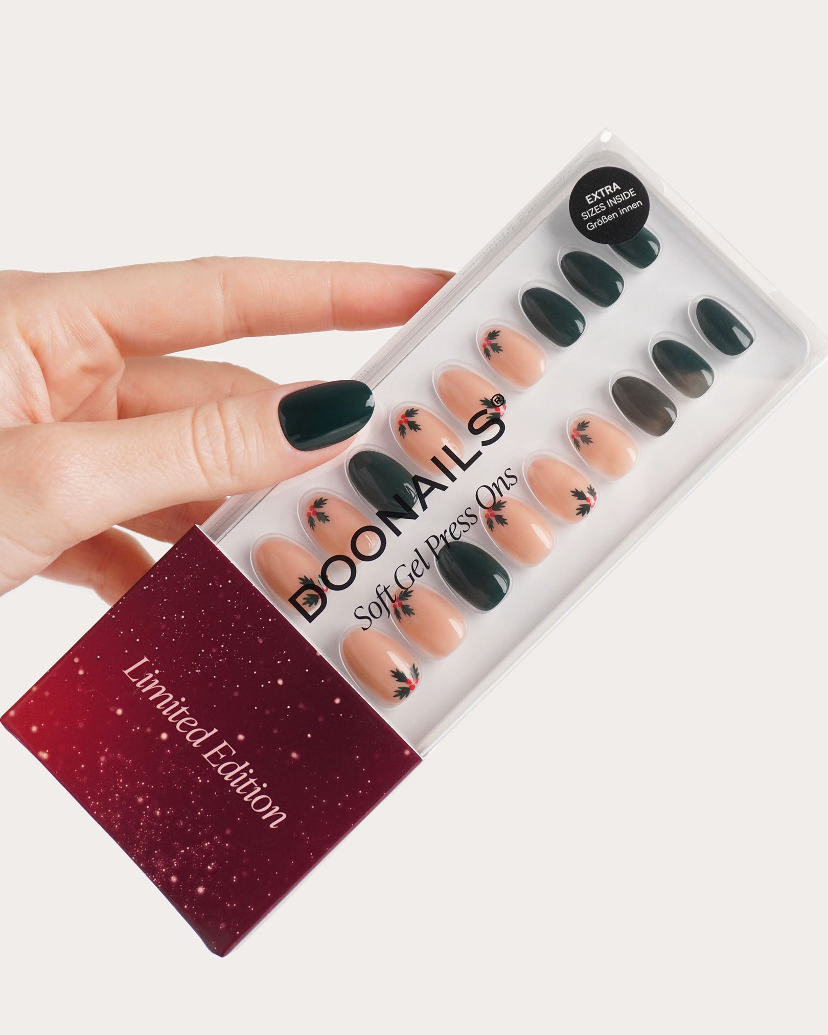 Mistletoe Kiss Limited Edition Soft Gel Press Ons Switzerland