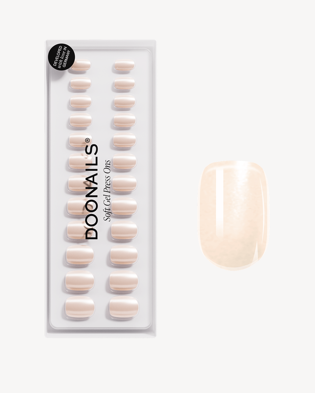 Prosecco Extra Short Square Soft Gel Press Ons
