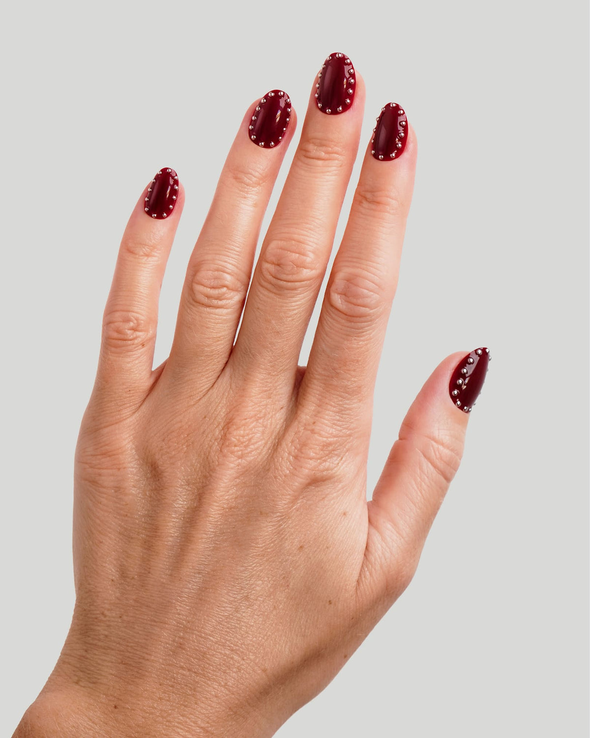 Rock It Red Short Round Soft Gel Press Ons