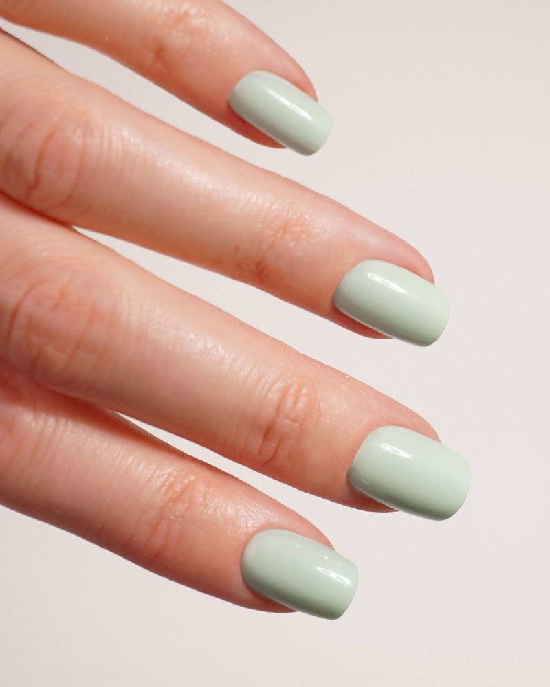 Cute Cucumber Short Square Soft Gel Press Ons - Doonails Switzerland