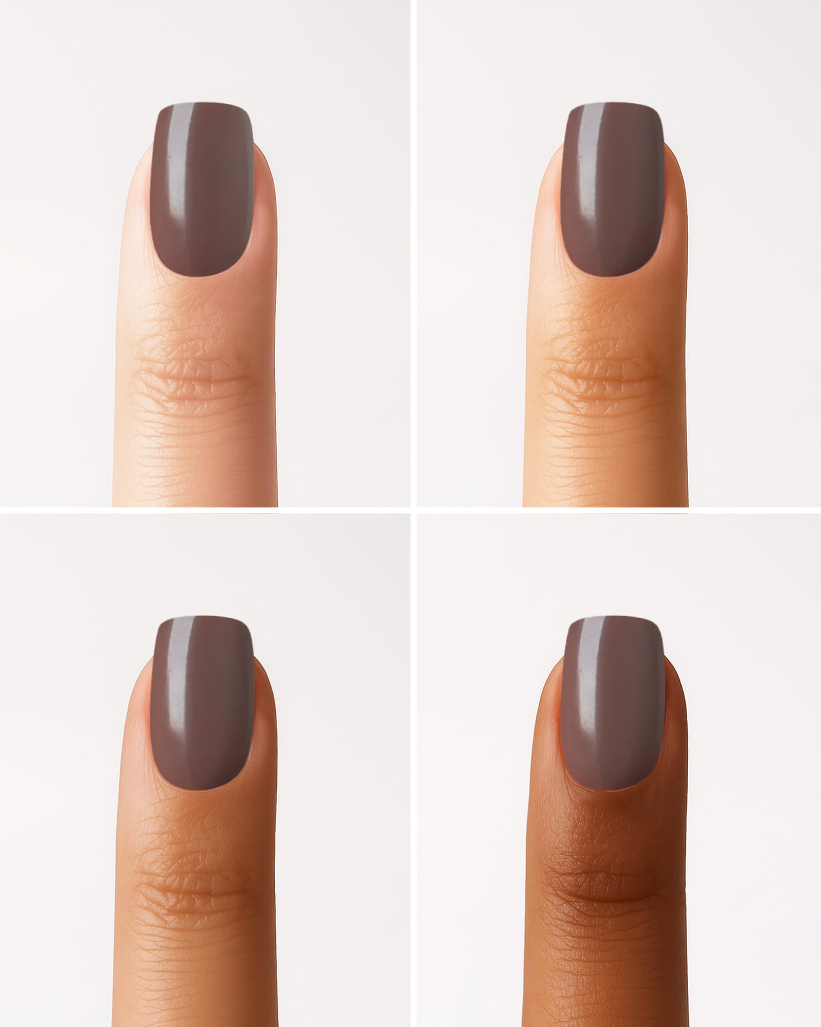 Truffle Short Square Soft Gel Press Ons
