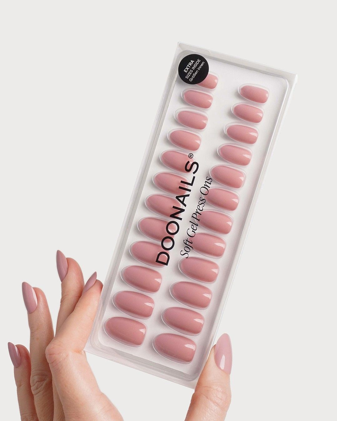 Valentine Crush Medium Round Soft Gel Press Ons - Switzerland