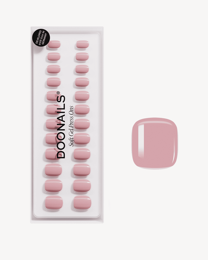 Valentine Crush Ultra Short Square Soft Gel Press Ons