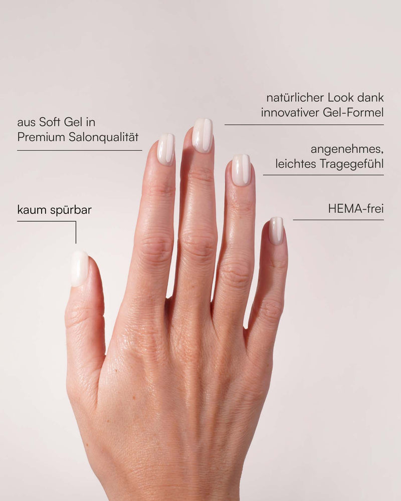Marry Me Short Square Soft Gel Press Ons - Doonails Switzerland