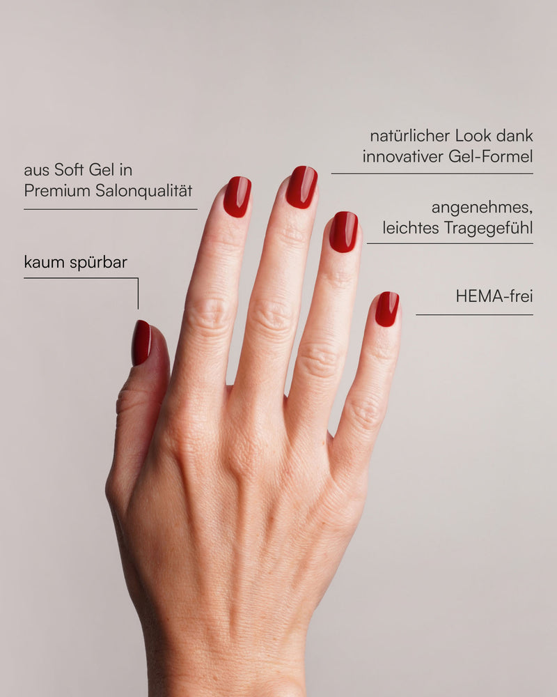 Mon Cheri Extra Short Square Soft Gel Press Ons - Doonails Switzerland