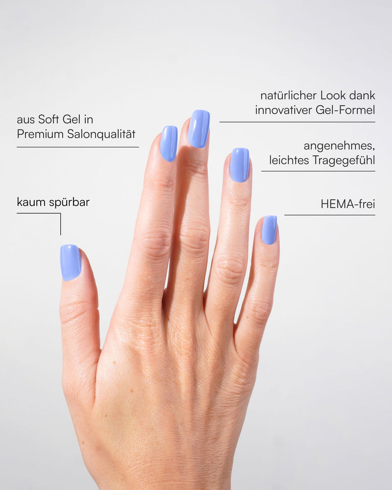 Paradise Short Square Soft Gel Press Ons - Doonails Switzerland