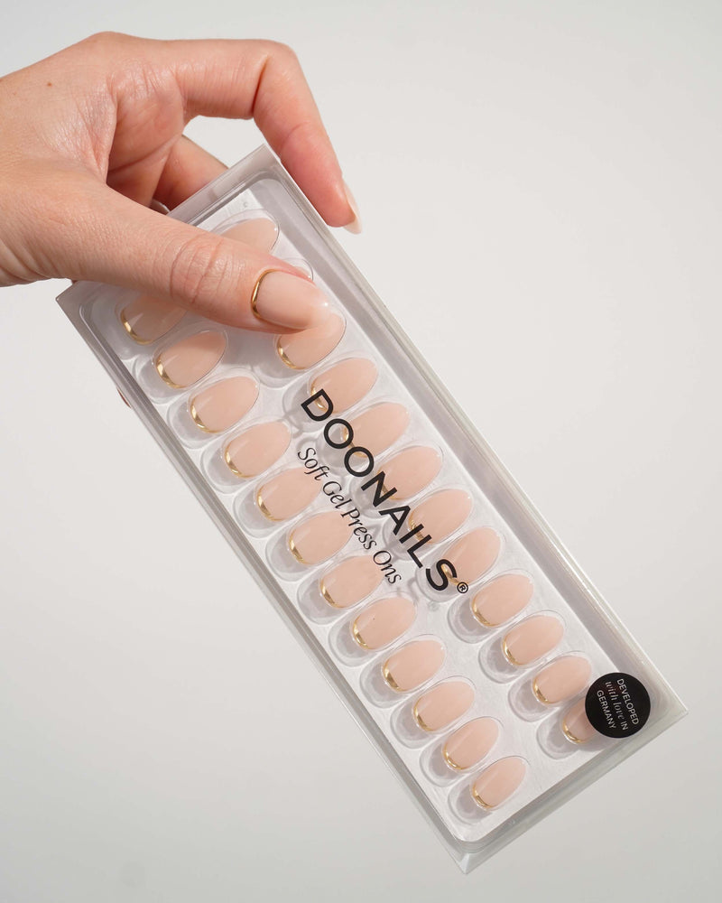 Popcorn Short Round Soft Gel Press Ons - Doonails Switzerland
