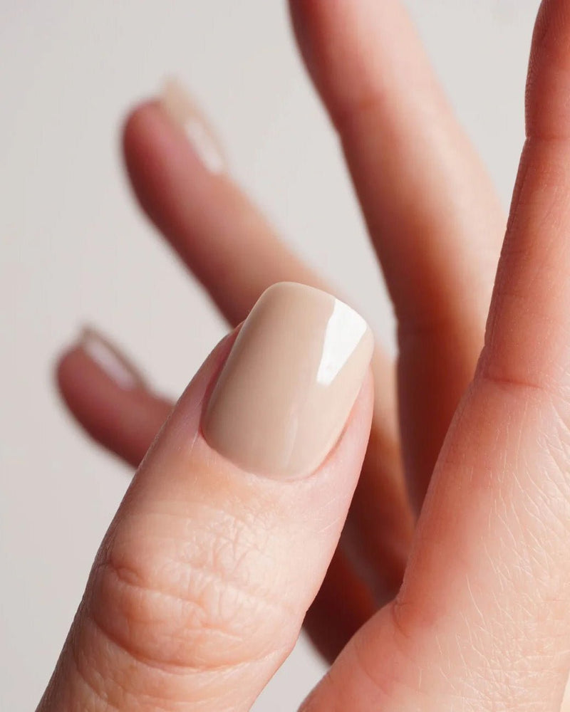 Toffee Extra Short Square Soft Gel Press Ons - Doonails Switzerland