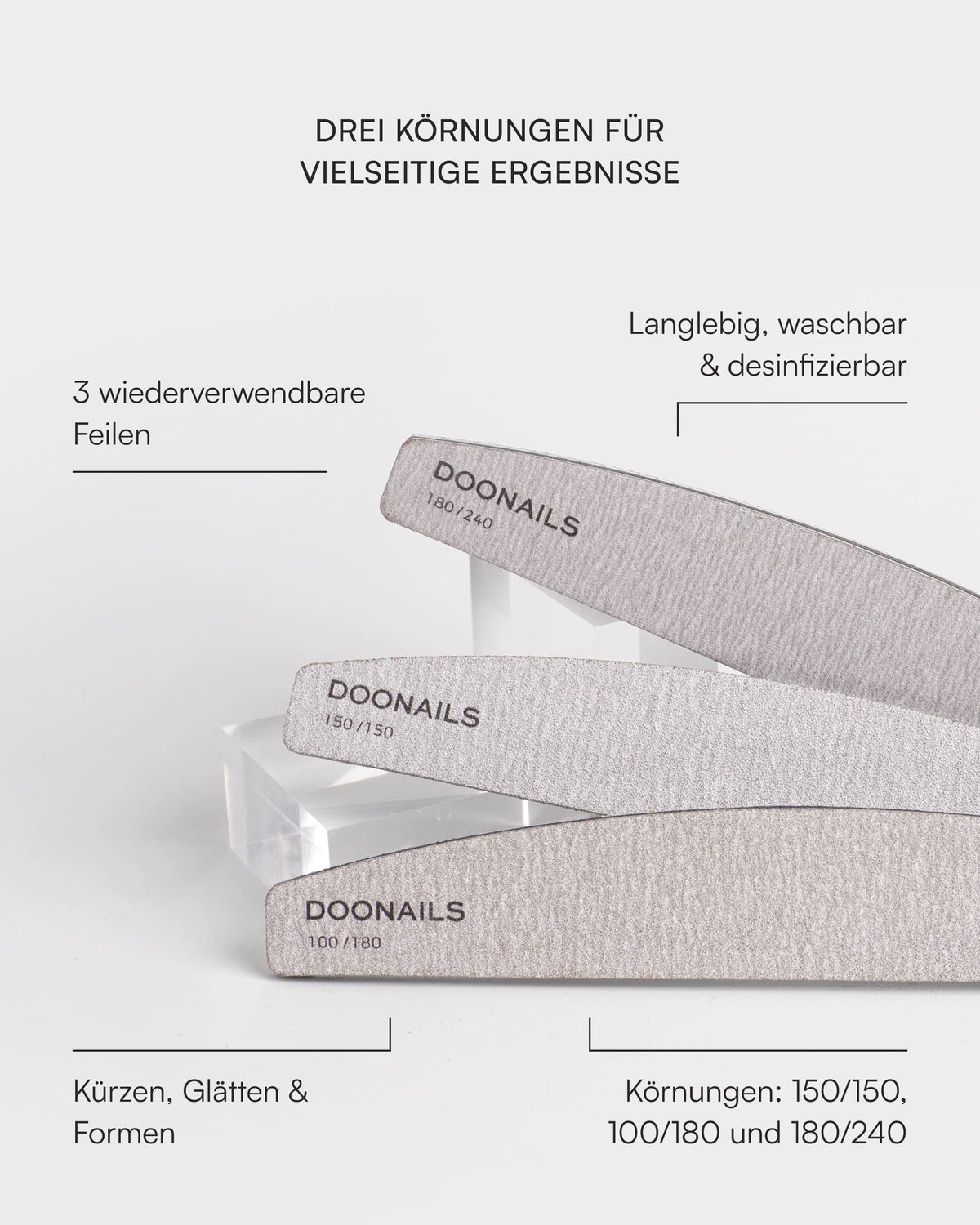 Premium Halbmond Feilen Set