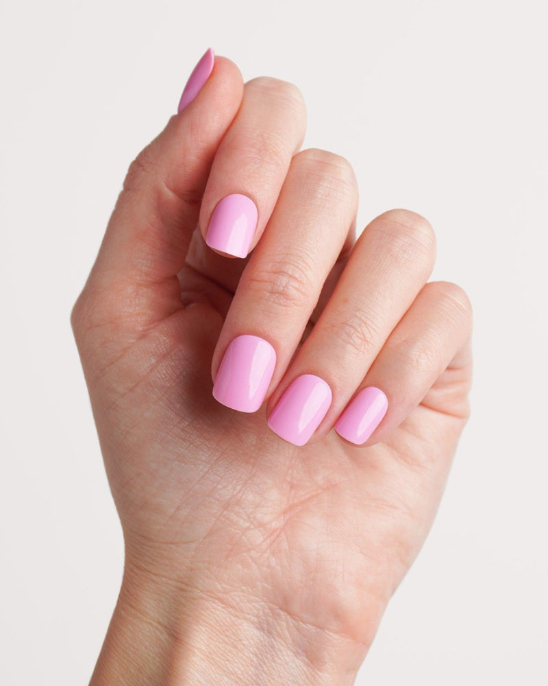 Barbie Girl Extra Short Square Soft Gel Press Ons - Doonails Switzerland