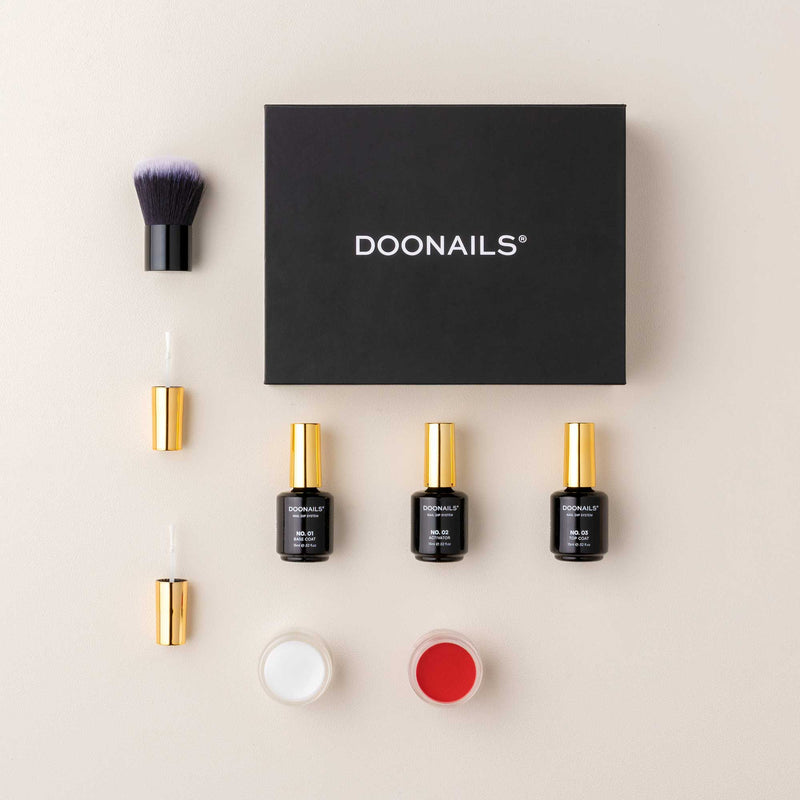 Dipping Powder Mini Set Rose Red - Doonails