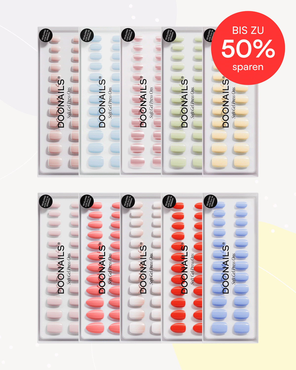 Mix & Match Nachfüll Bundle - Soft Gel Press Ons