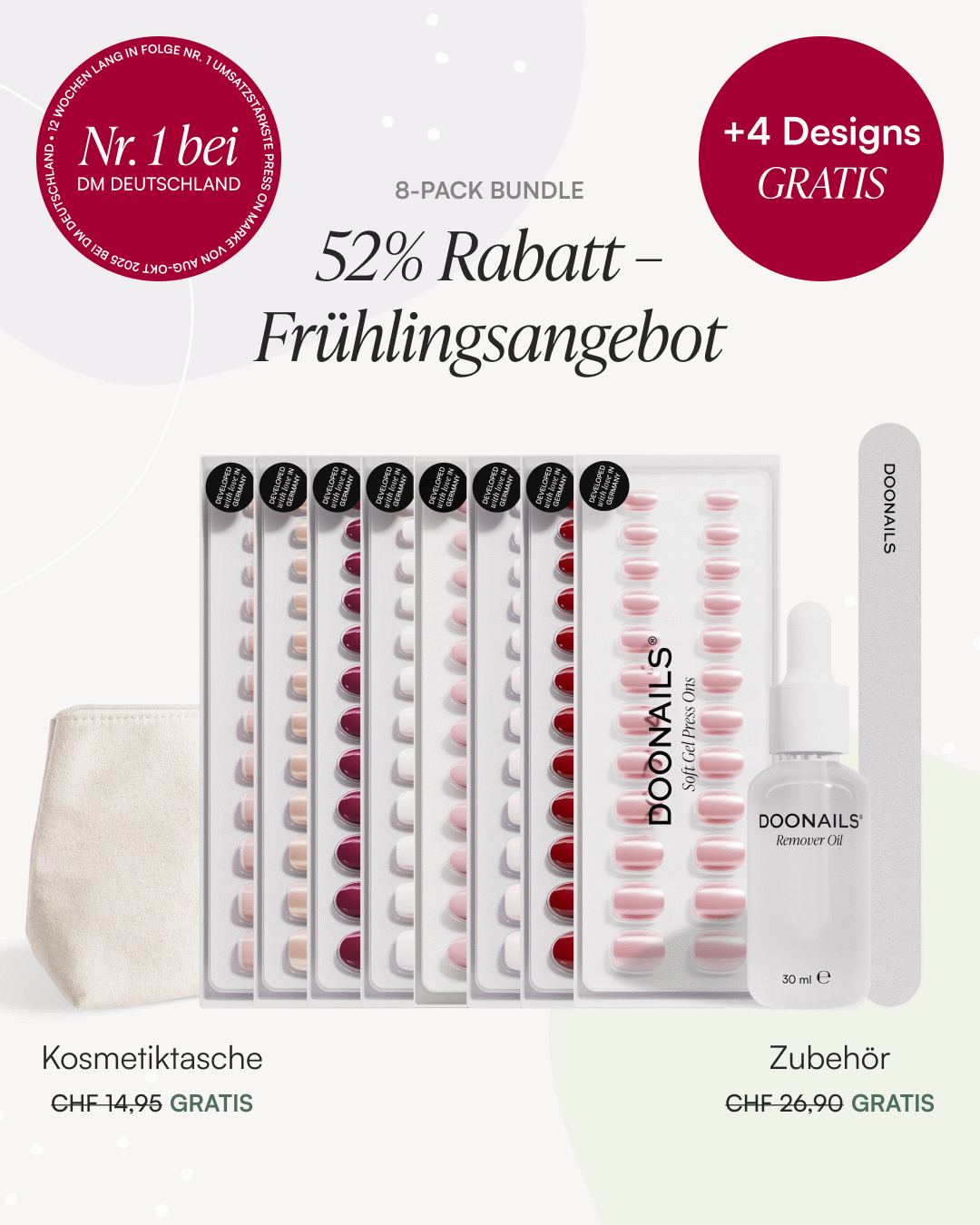Frühlings Starter Set - Soft Gel Press Ons