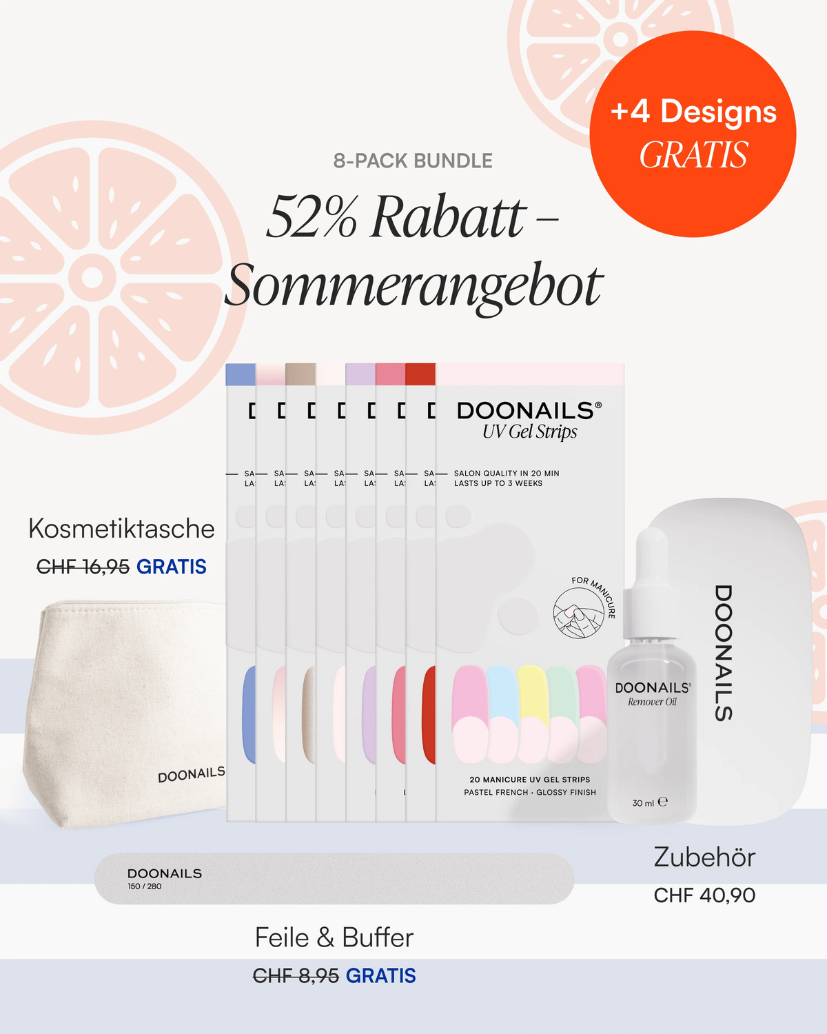 Sommer Starter Set - Gel Strips