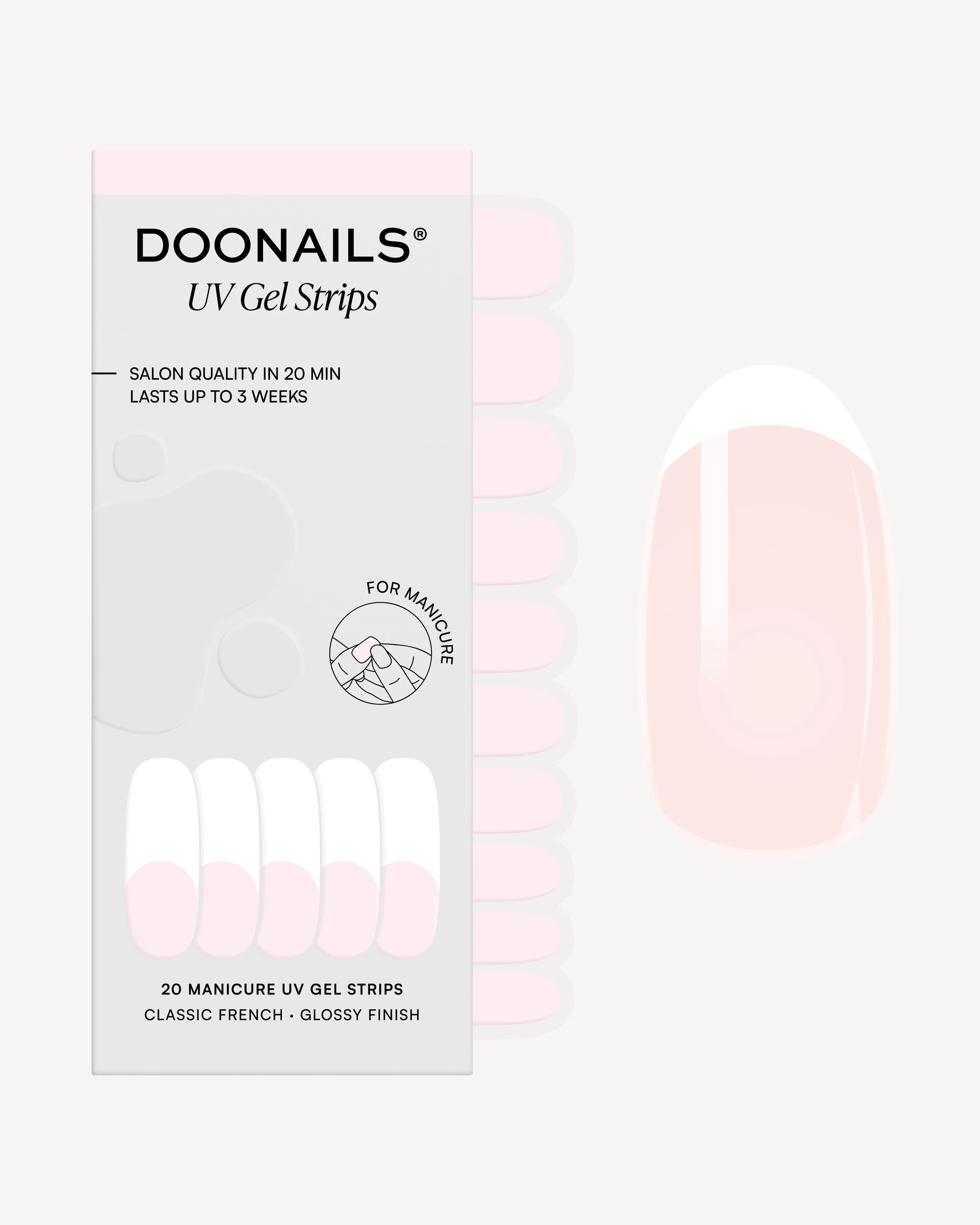 Classic French UV Gel Strips