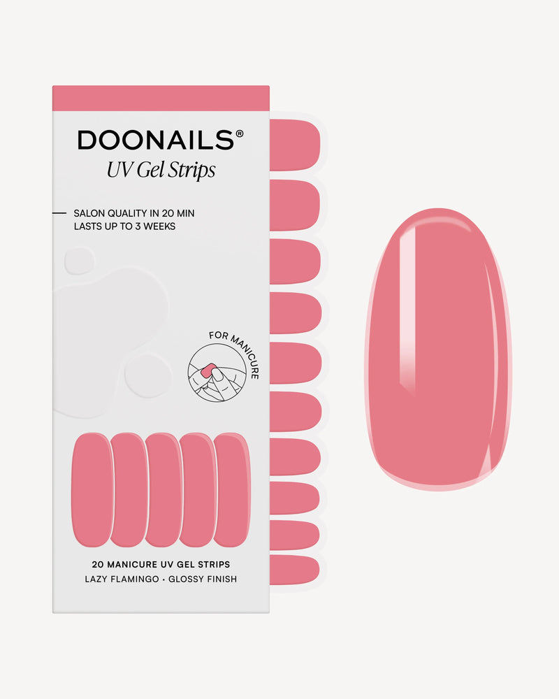 Lazy Flamingo UV Gel Strips