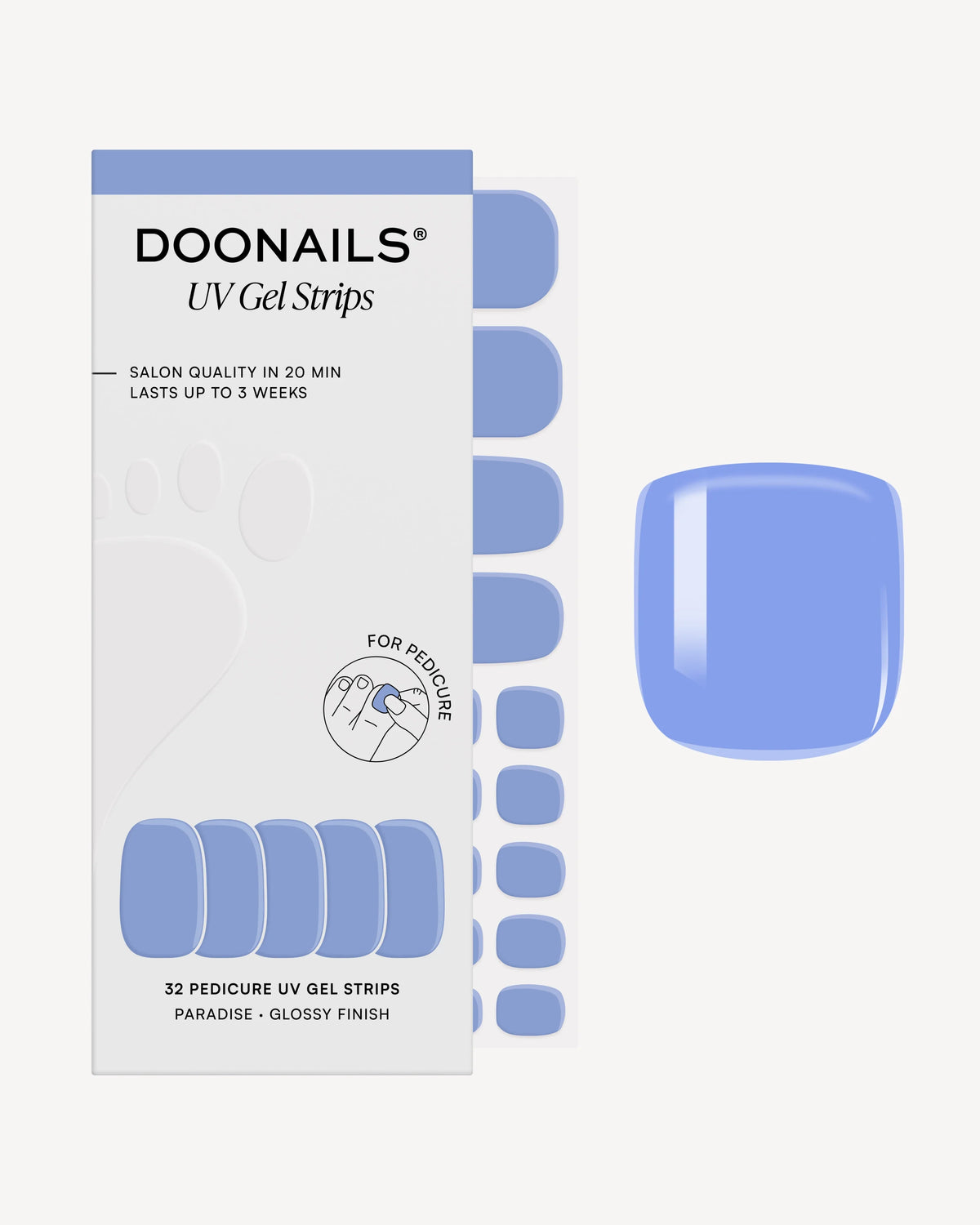 Paradise Pediküre UV Gel Strips