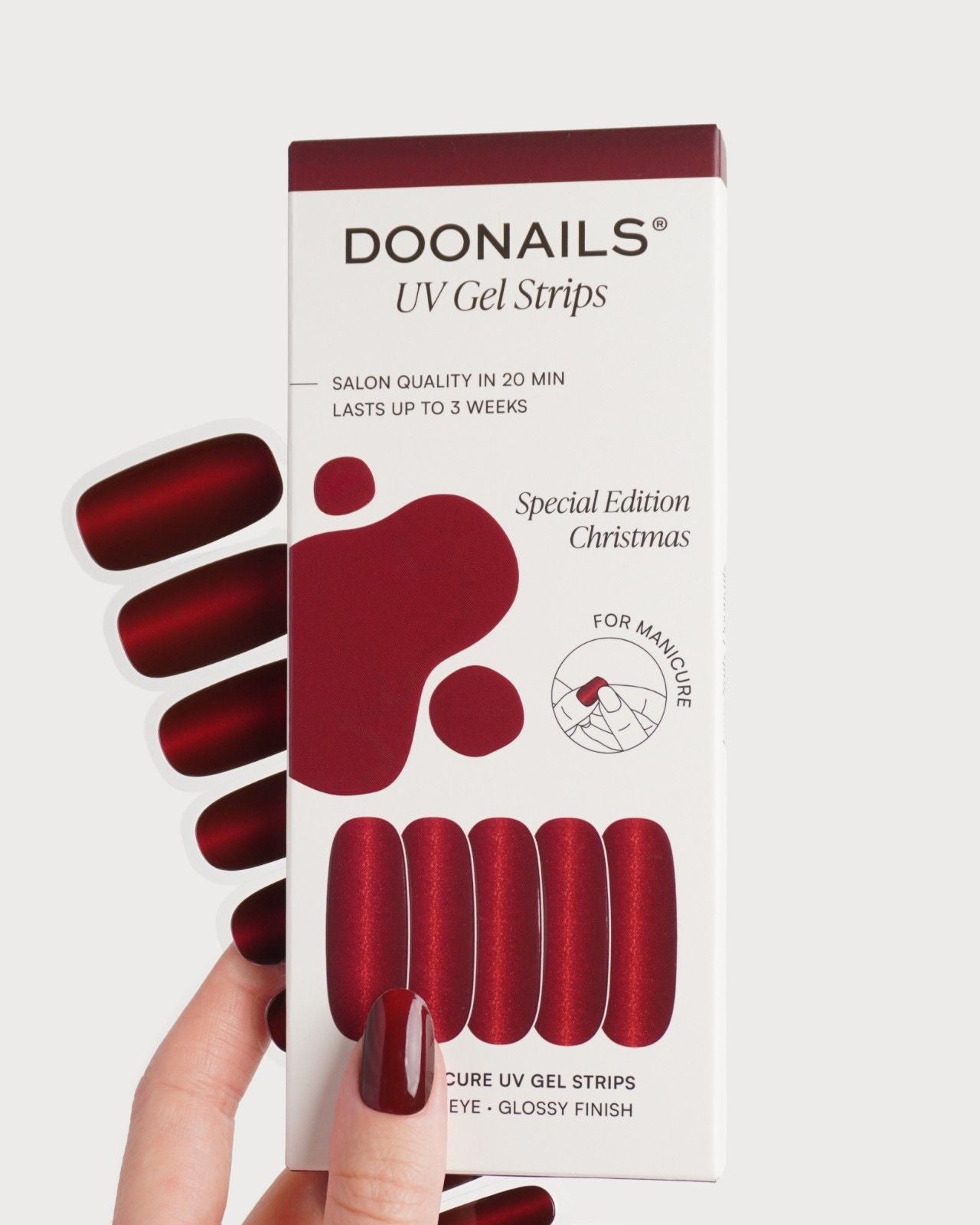Red Cat Eye Gel Strips