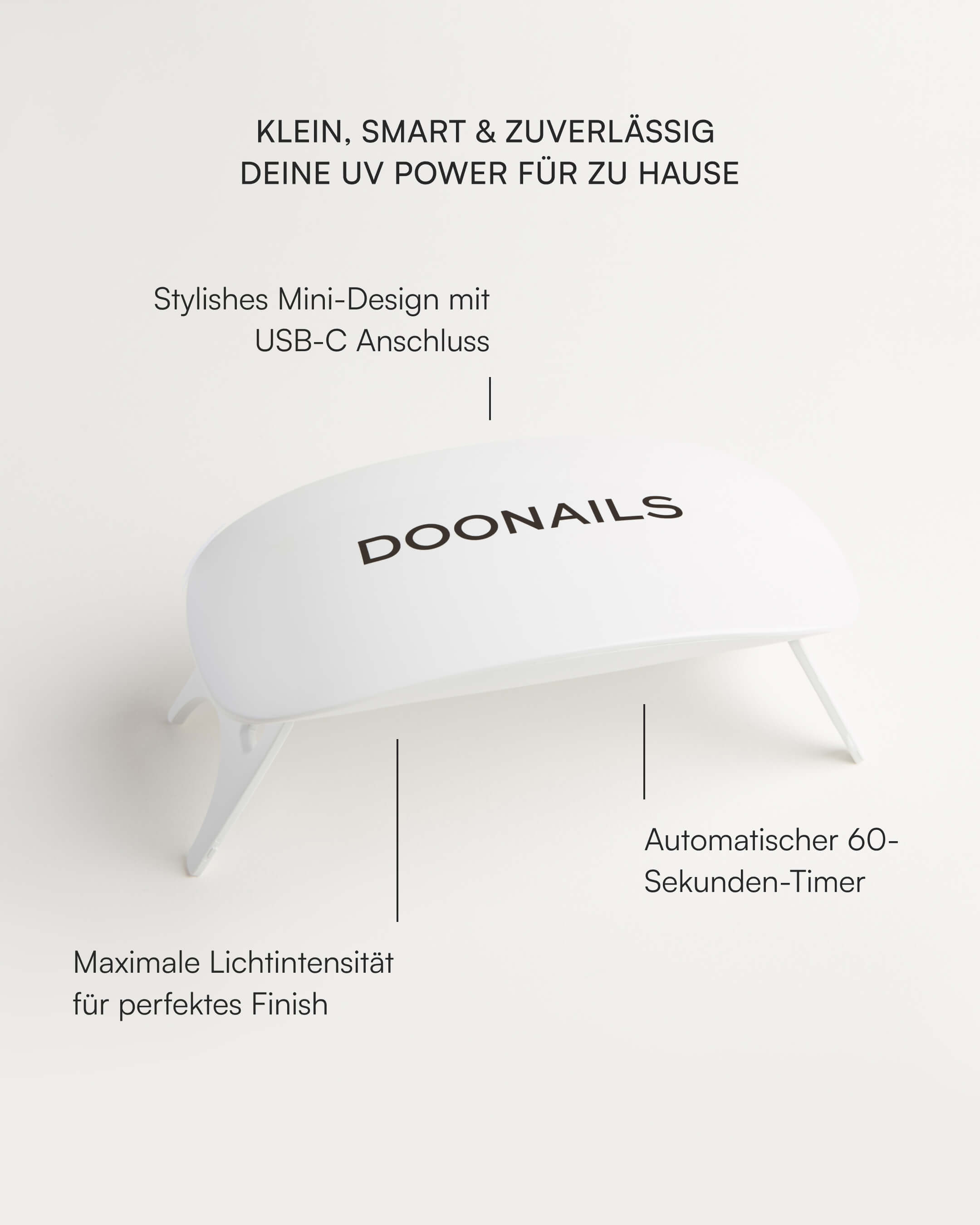UV LED Lampe - Doonails Switzerland