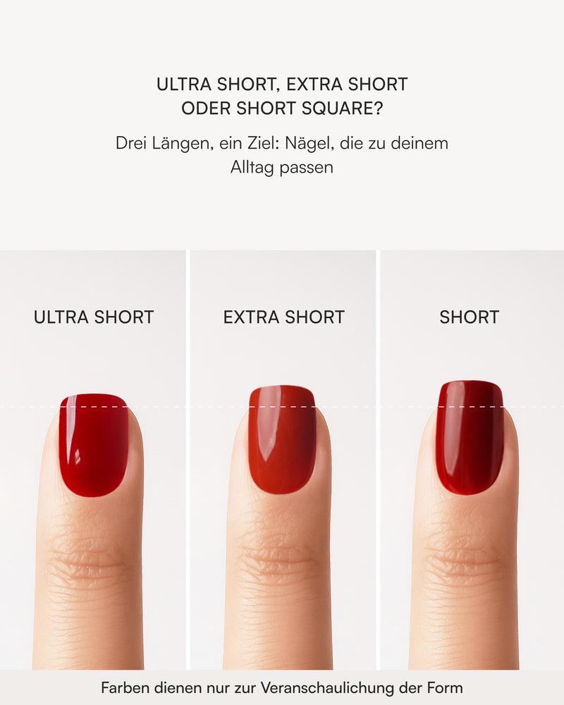 Ballerina Ultra Short Square Soft Gel Press Ons