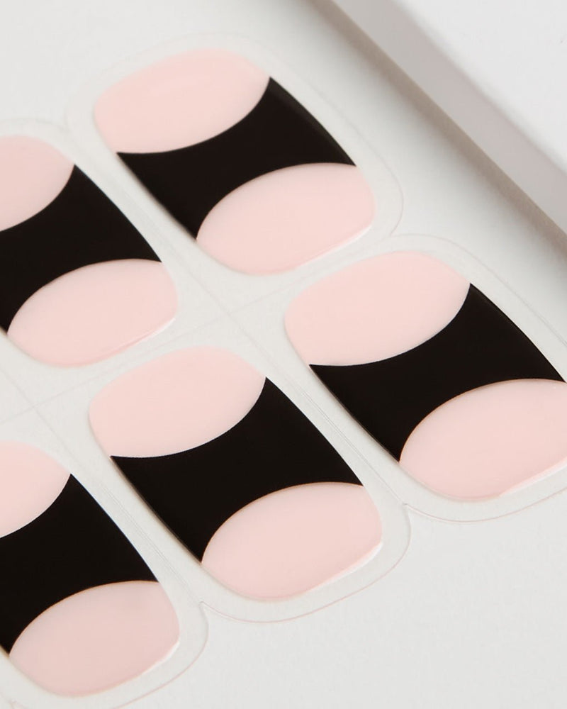 Black French Gel Strips - Doonails Switzerland