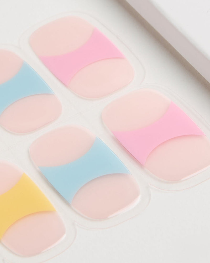 Pastel French Gel Strips - Doonails Switzerland