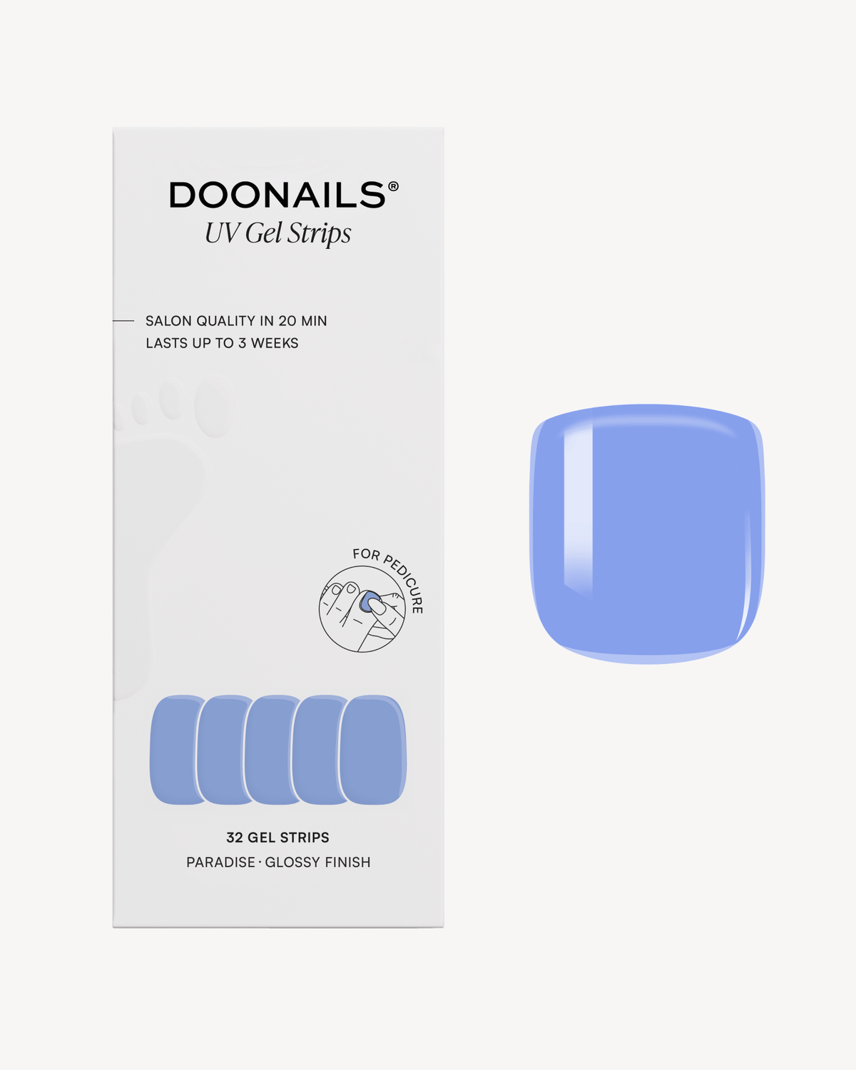 Paradise Pediküre UV Gel Strips