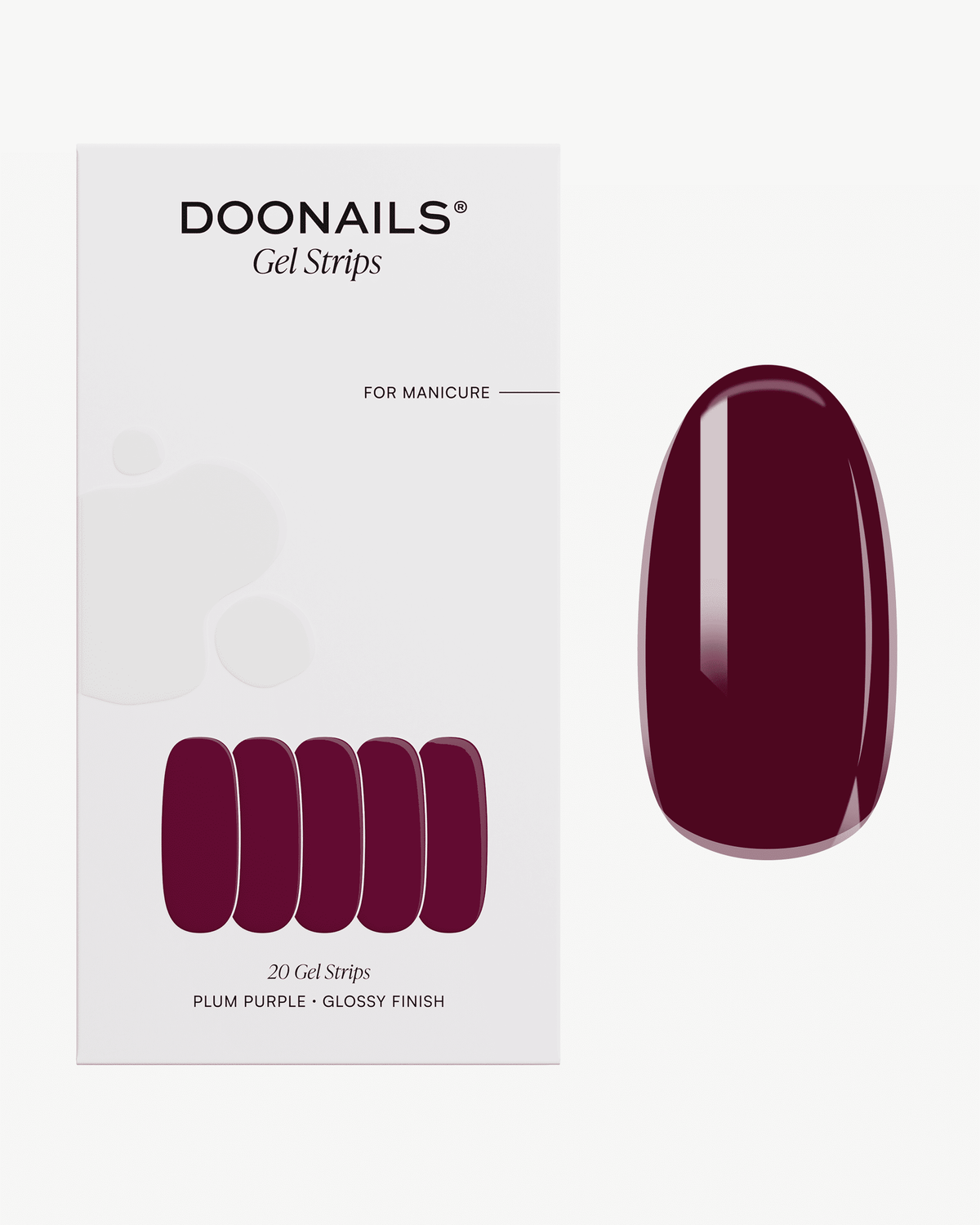 Plum Purple UV Gel Strips