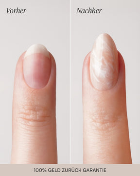 Nude Marble Short Almond Soft Gel Press Ons