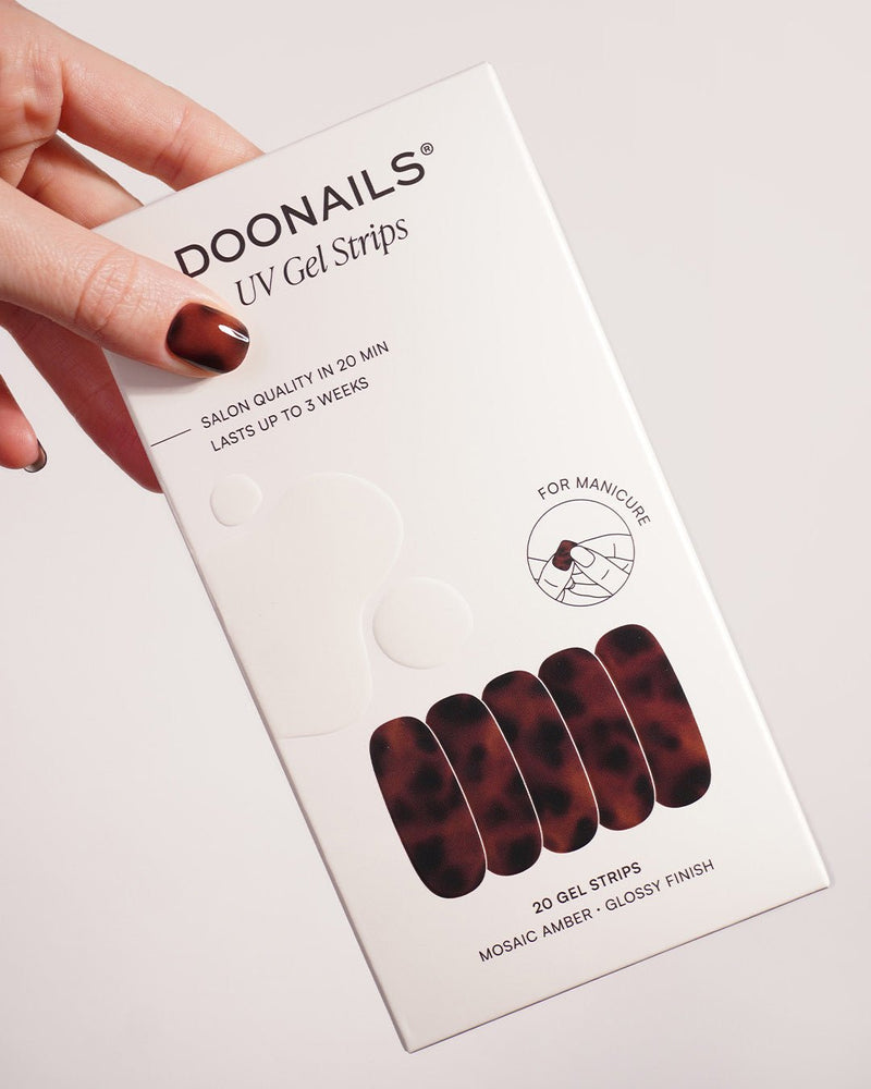 Mosaic Amber Gel Strips - Doonails Switzerland