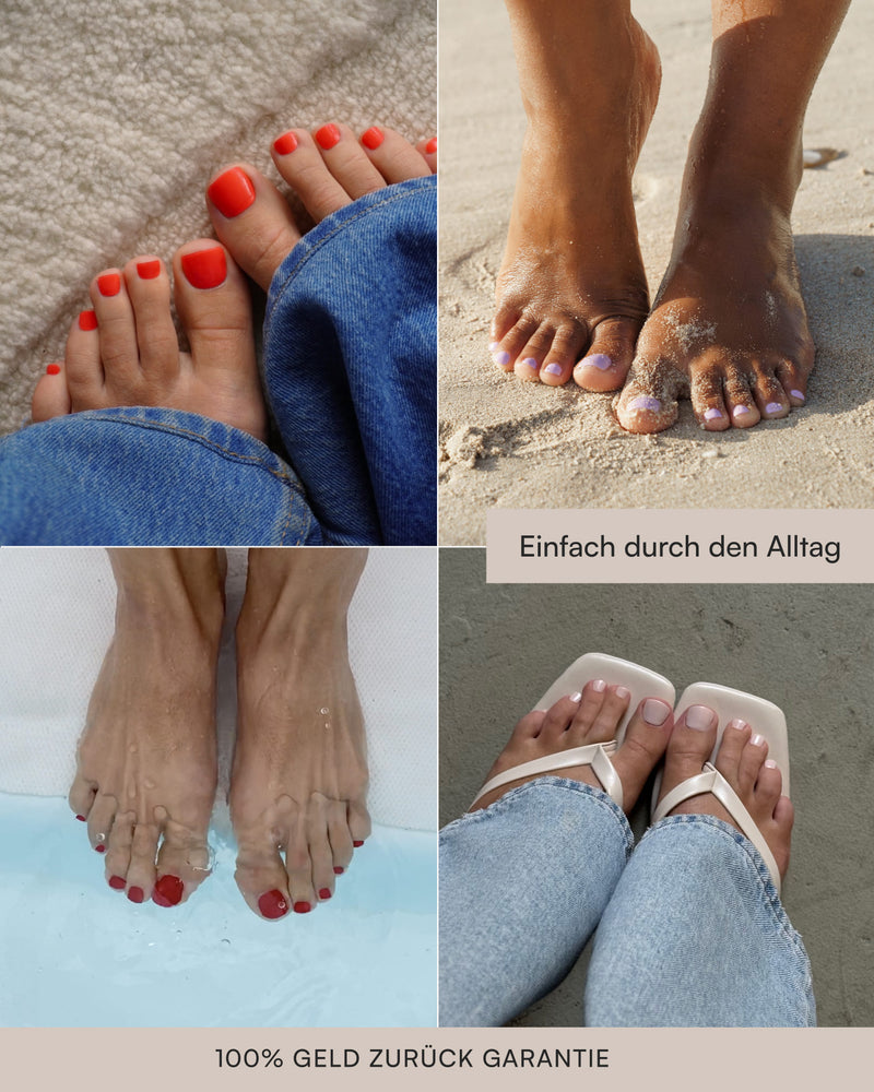 Sommer Pediküre Starter Set - Gel Strips - Doonails Switzerland