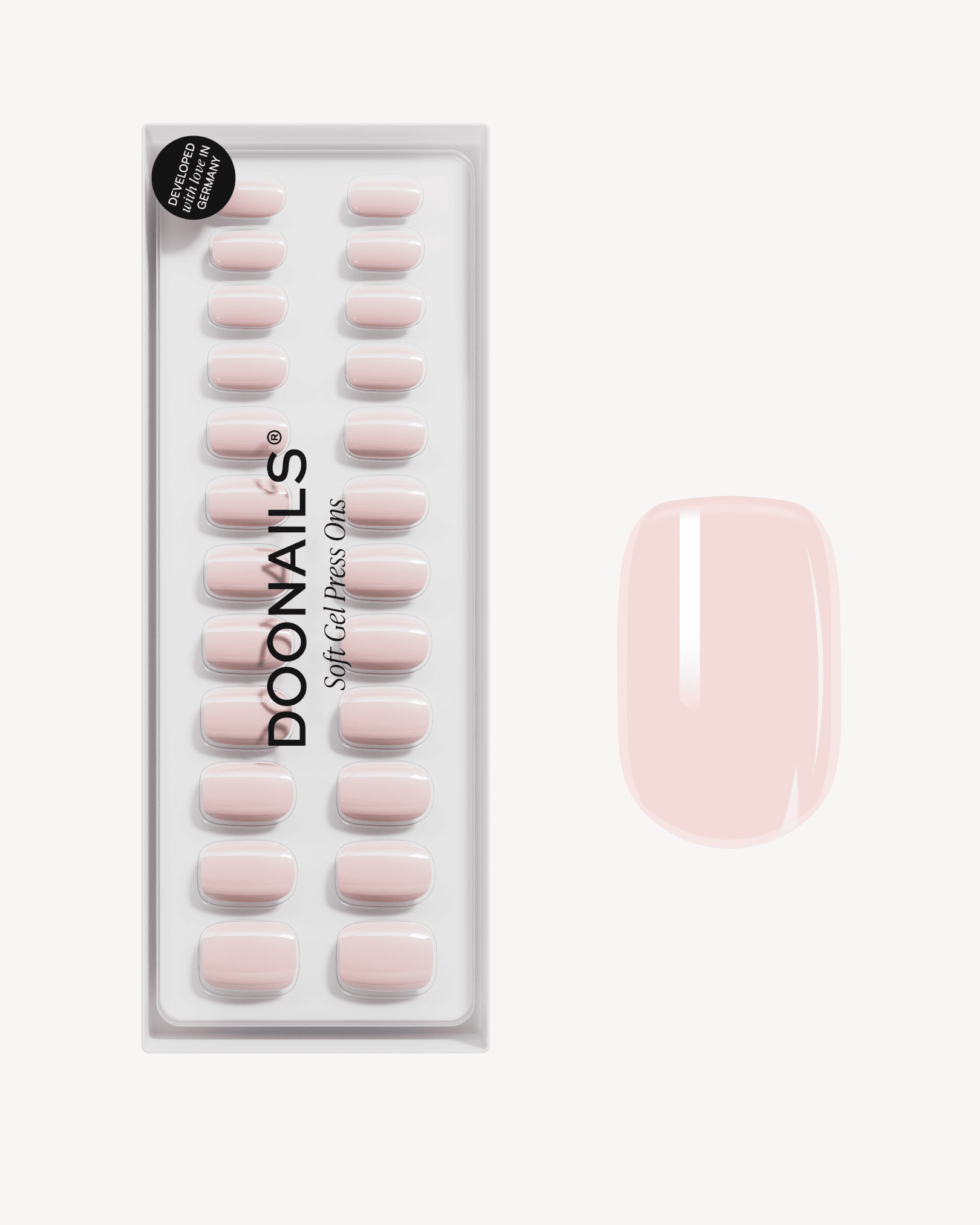 Ballerina Short Square Soft Gel Press Ons