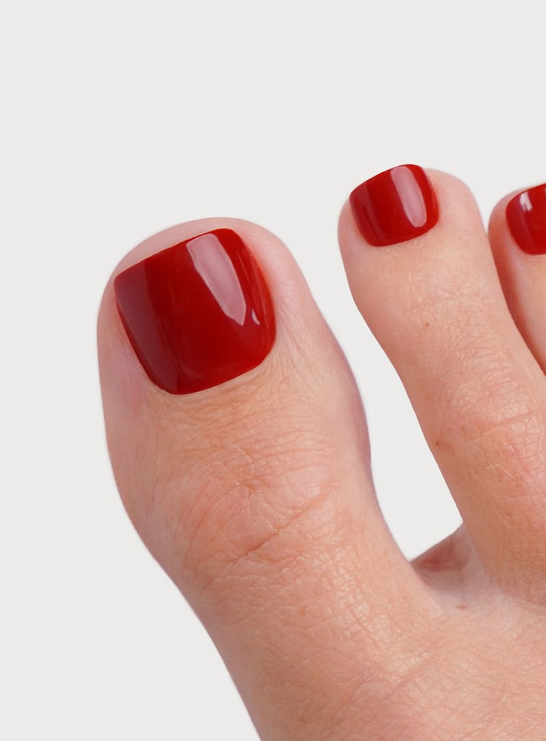 Mon Cheri Extra Short Square Mani & Pedi Set - Soft Gel Press Ons
