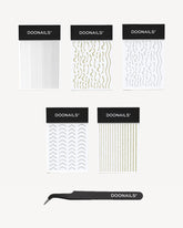 Nagelsticker Set (+ Gratis Pinzette)
