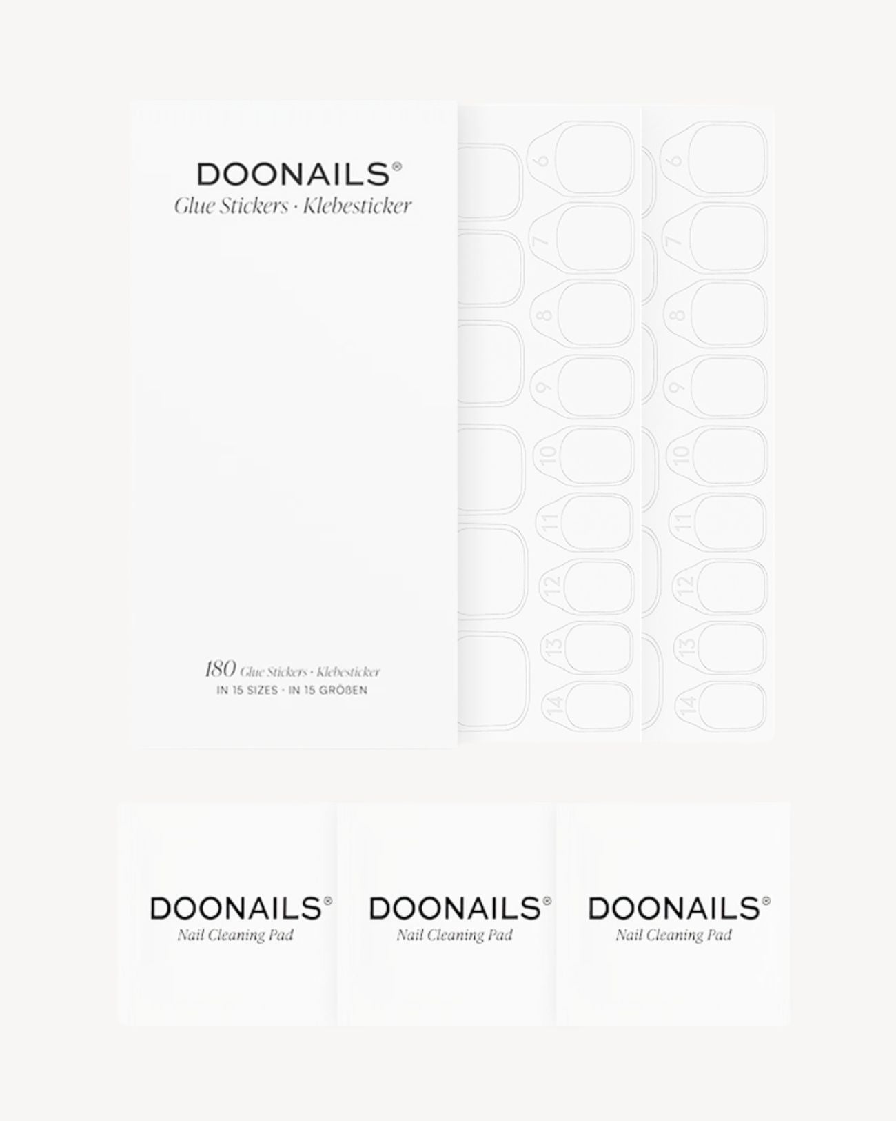 Reinigungstücher & Klebesticker Bundle - Doonails Switzerland