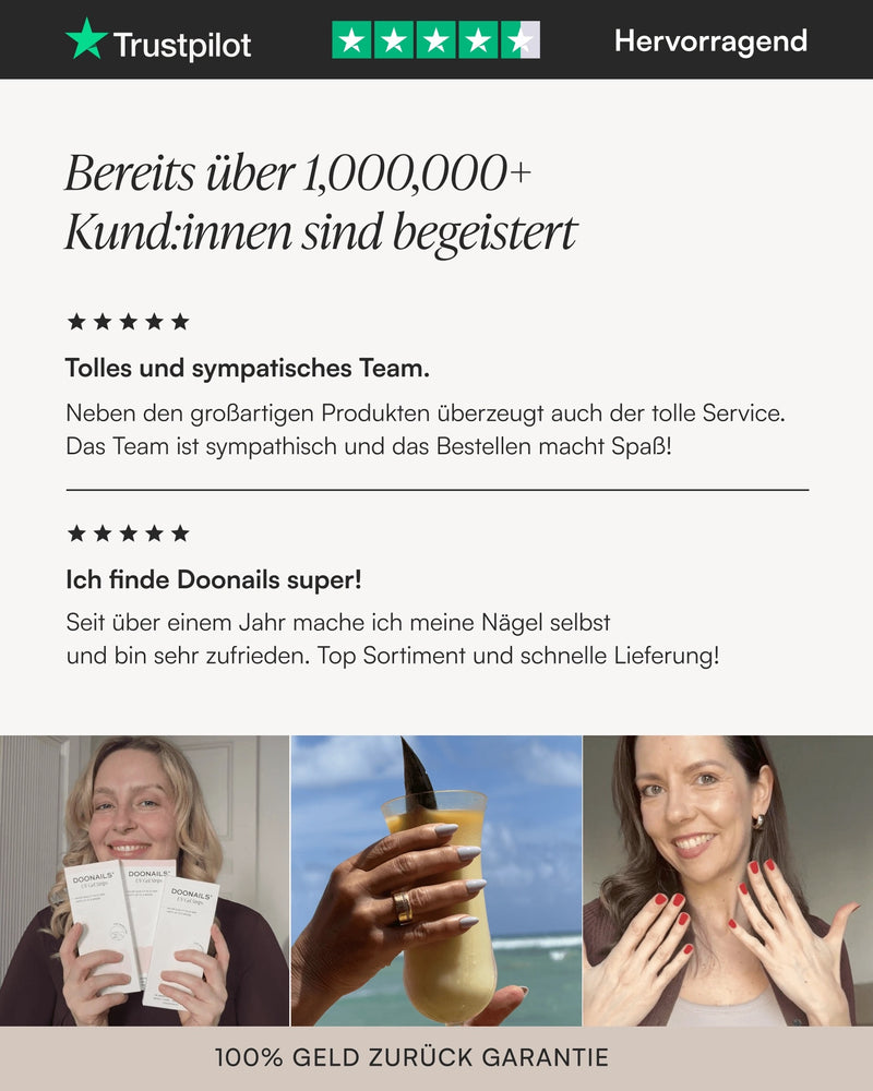 Sommer Pediküre Starter Set - Gel Strips - Doonails Switzerland